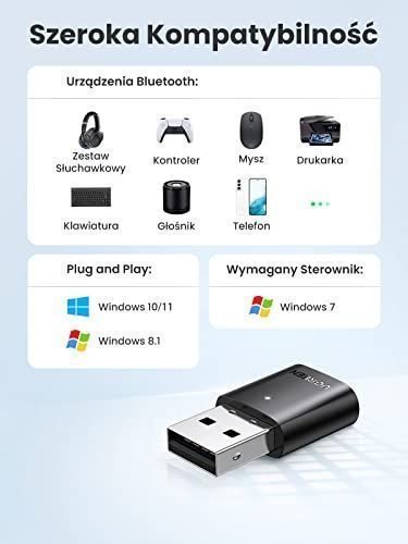 UGREEN Bluetooth 5.0 Dongle USB adapter