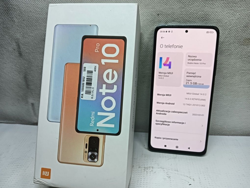 Smartfon Xiaomi Redmi Note 10 Pro 6 GB / 128 GB 4G