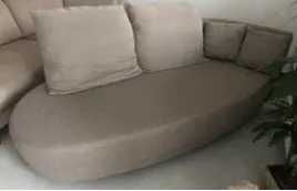 • Westwing - Florenzzi Viotti Taupe - Nowa Włoska Sofa Kanapa Szezlong