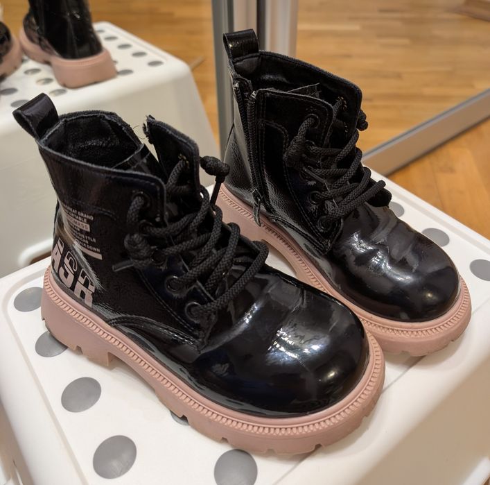 Сапожки топанки черевички демісезонні для дівчинки