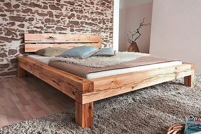 Łóżko z belek sypialnia 160x200 drewno