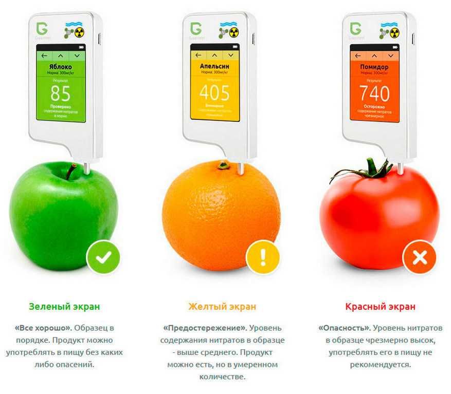 Нитратомер GreenTest 2 - измерение фруктов, овощей, мяса, рыбы.