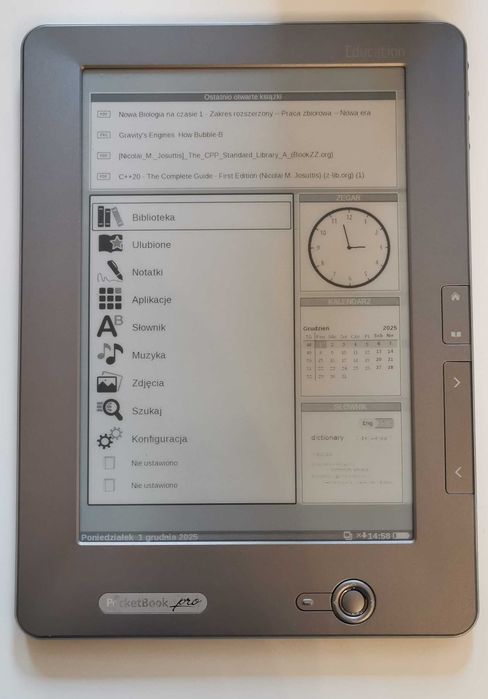 Czytnik ebookow PocketBook 912 Pro Education.