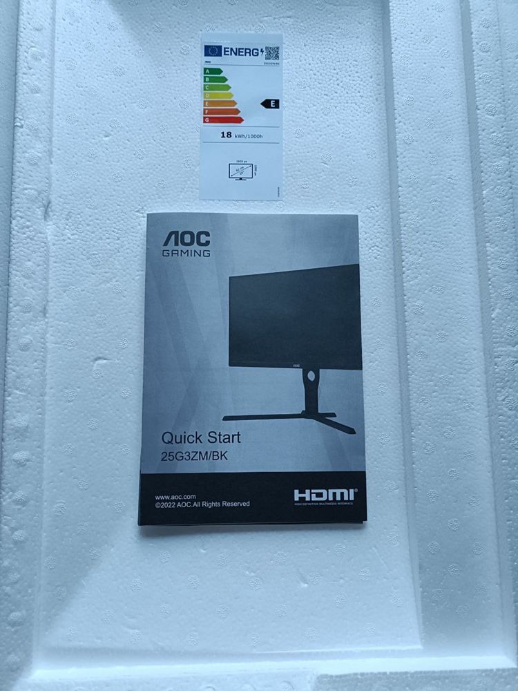Monitor AOC 25g3zm 240hz