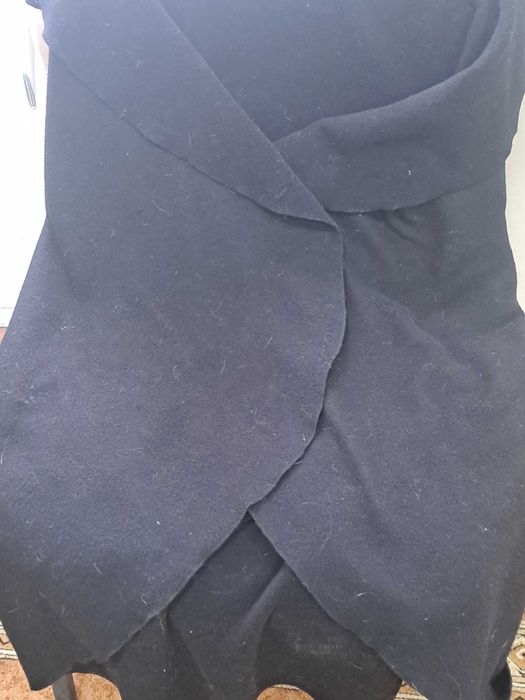 Накидка флис черная размер 54-56