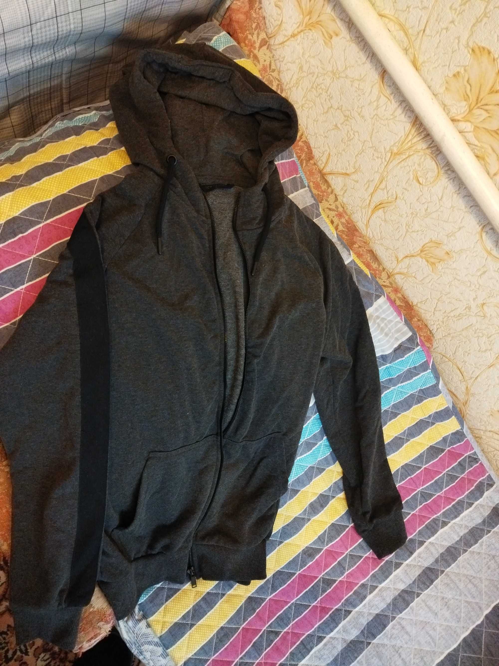 Кофта с капюшоном Толстовка Zip Hoodie идеал сост.