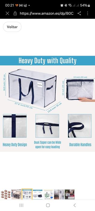 Pacote de 10 Sacos VENO Bags - Novos