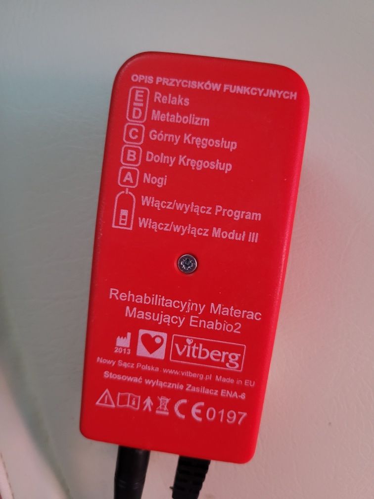 Materac rehabilitacyjny masujący VITBERG ENABLO 2