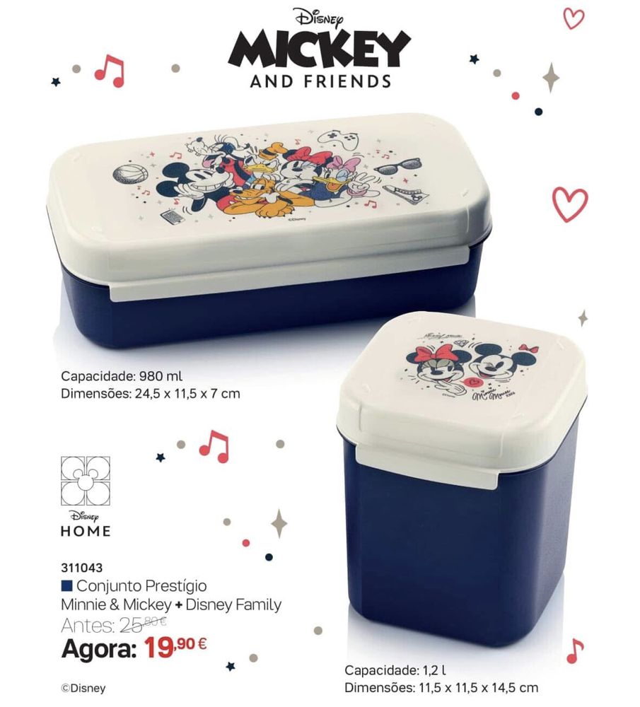 Conjunto Prestígio Minnie & Mickey + Disney