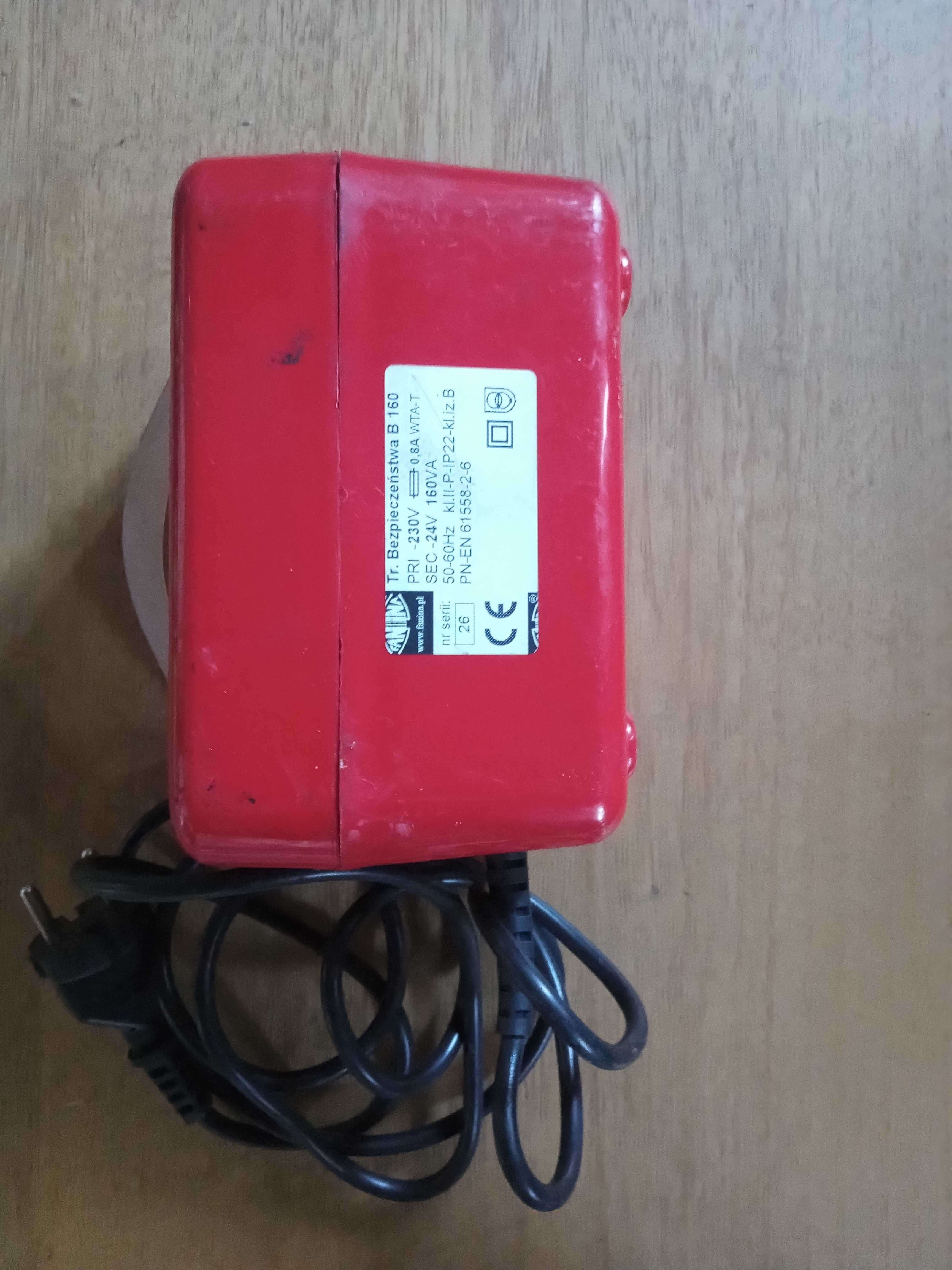 Transformator bezpieczeństwa b160 230v/24v