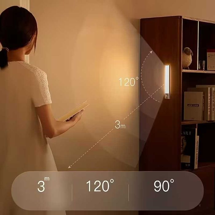 Пара світильників (з датчиком руху, на акумуляторі кожен)