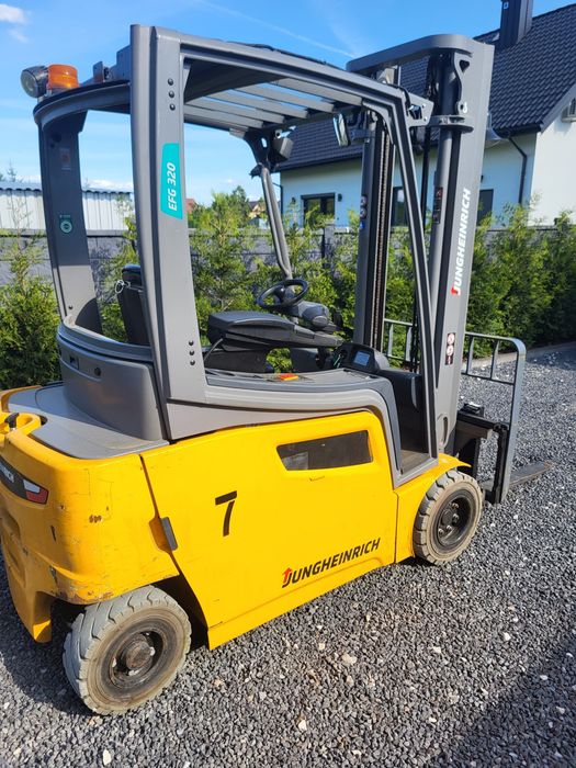 Wózek widłowy jungheinrich igła 2 baterie 1770 MTH EFG 320 fv vat