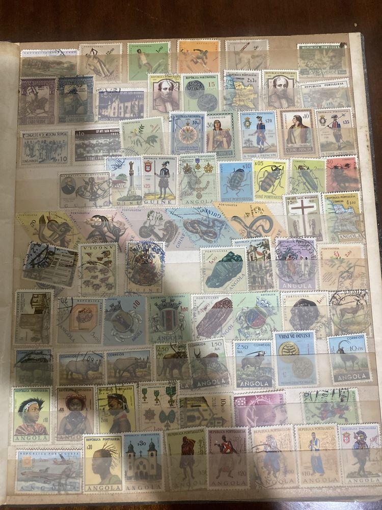 Album de selos antigos