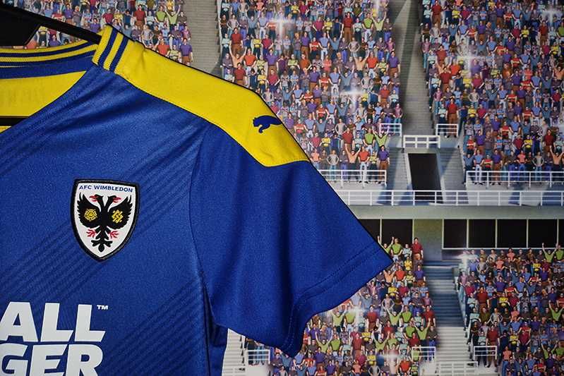 Wimbledon Association F.C. Puma DryCell 2020-21 home size: S/M-140