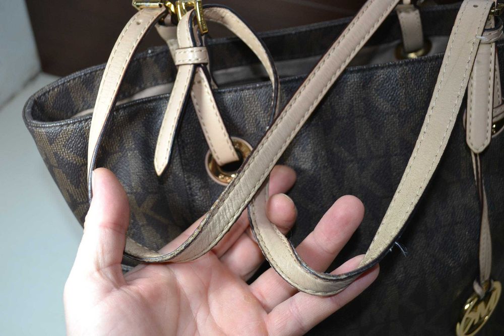 michael kors сумка тоут шопер женская монограм оригинал