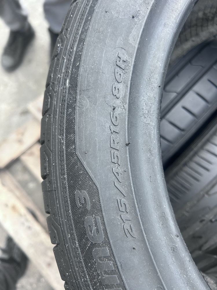 215/45r16  шини літні  Хенкук