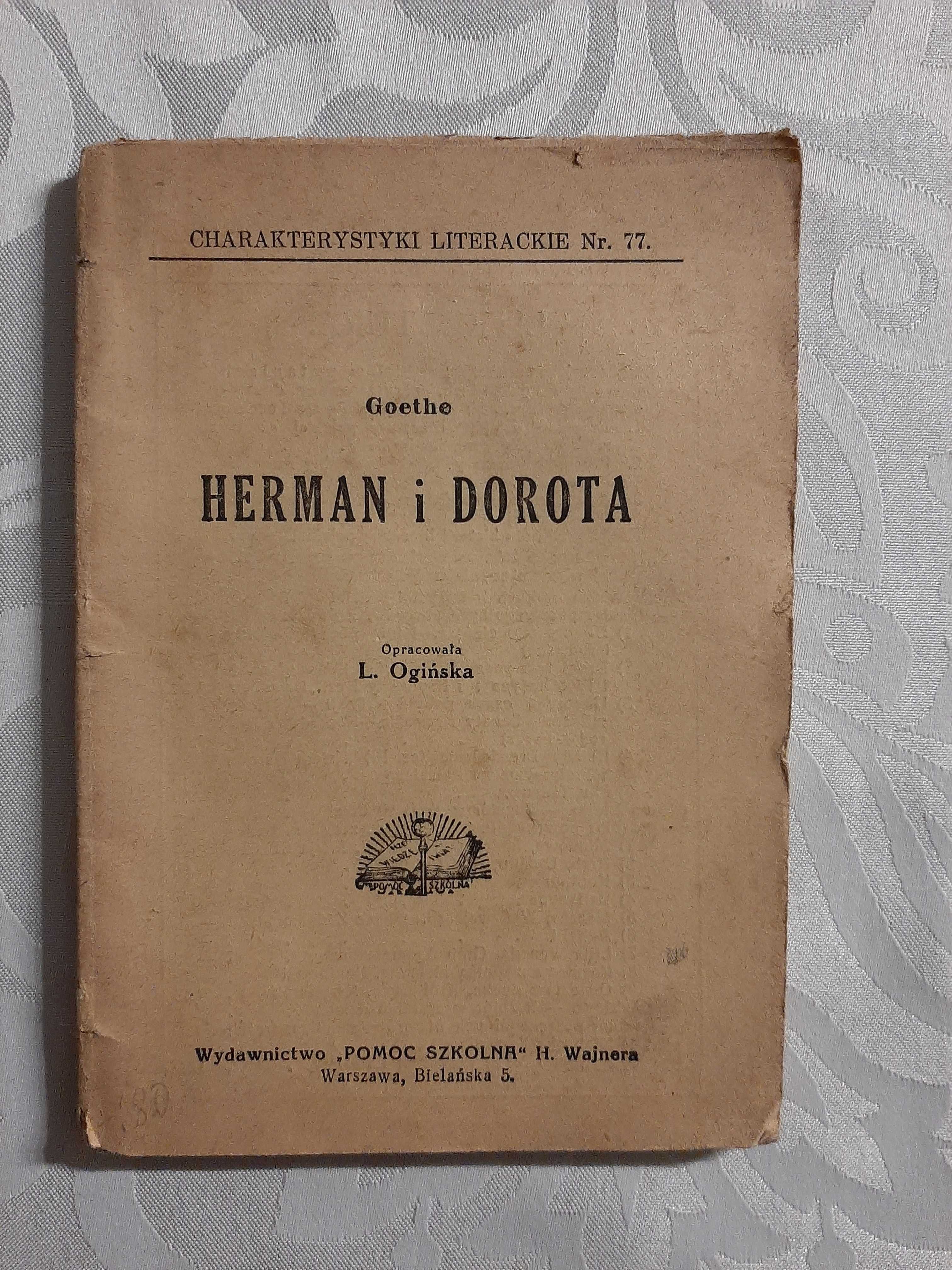 Charakterystyki Literackie Nr 77 Herman i Dorota Goethe
