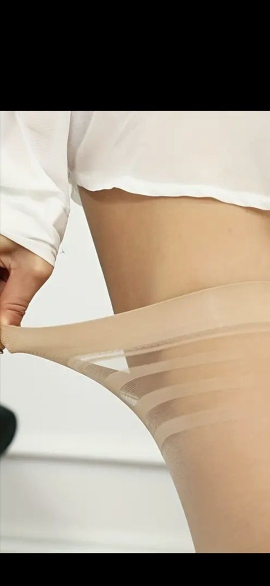 Pończochy samonośne plus size