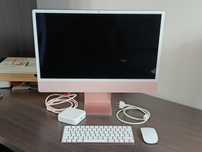 Apple iMac 24" M1 512GB 16GB RAM Różowy Komplet