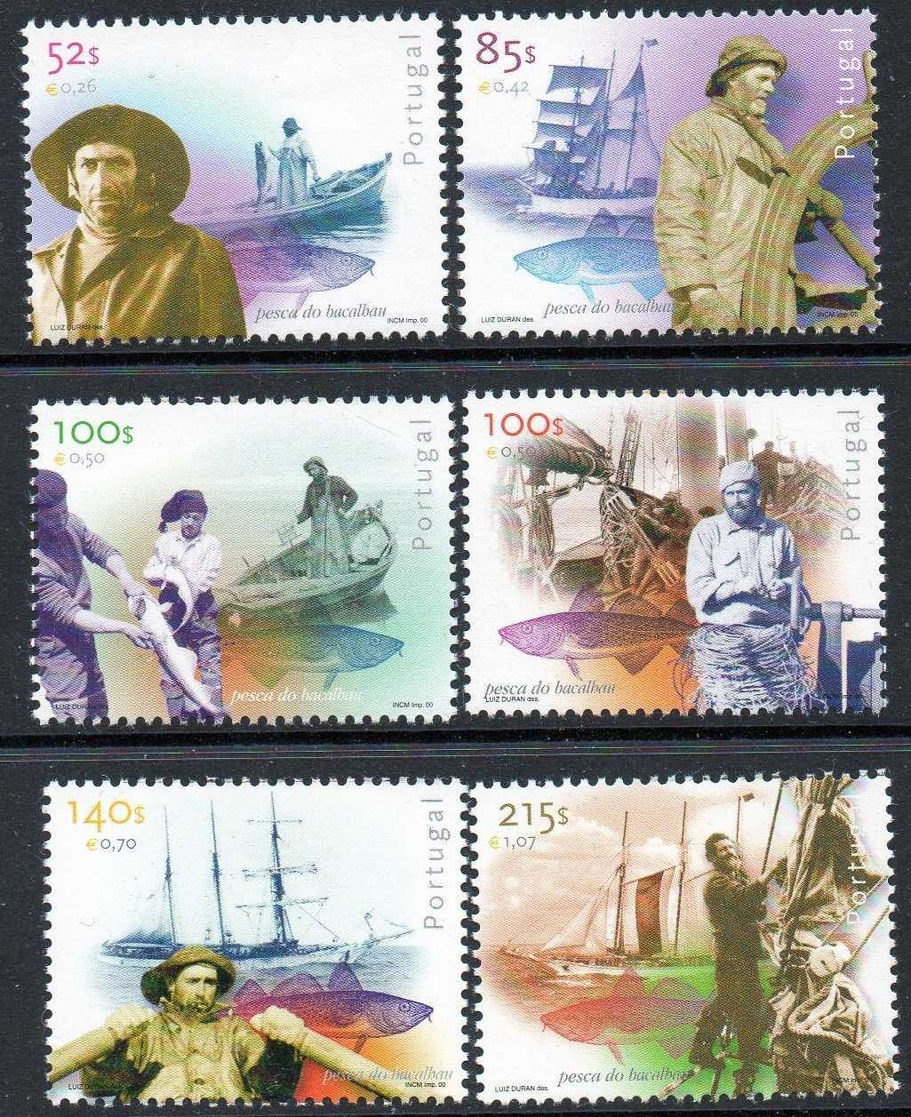 Selos Portugal 2000 - Série Completa Nova MNH Nº2705/2710