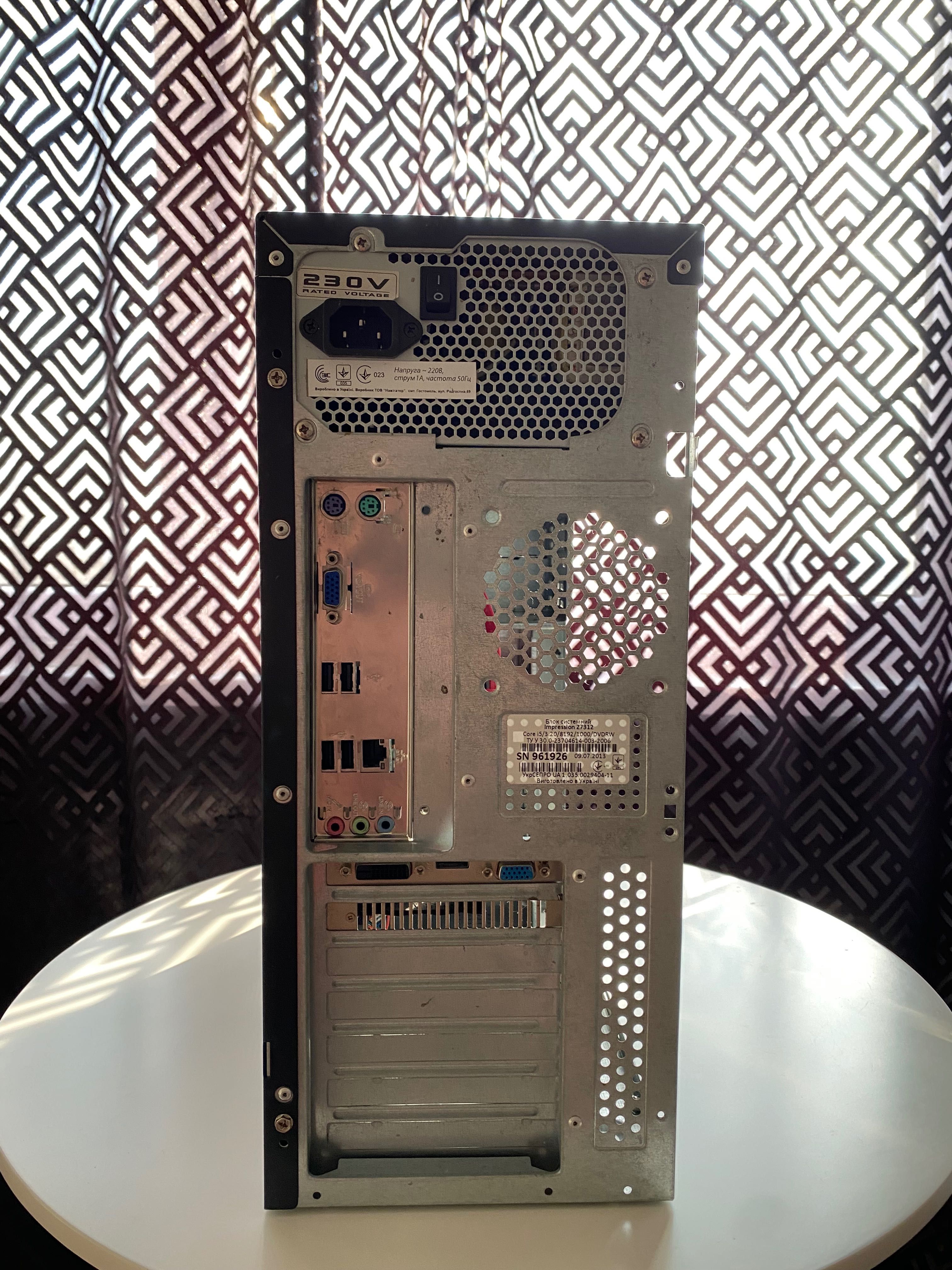 Komputer stacjonarny uszkodzony i5-3470/8GB RAM/GT640