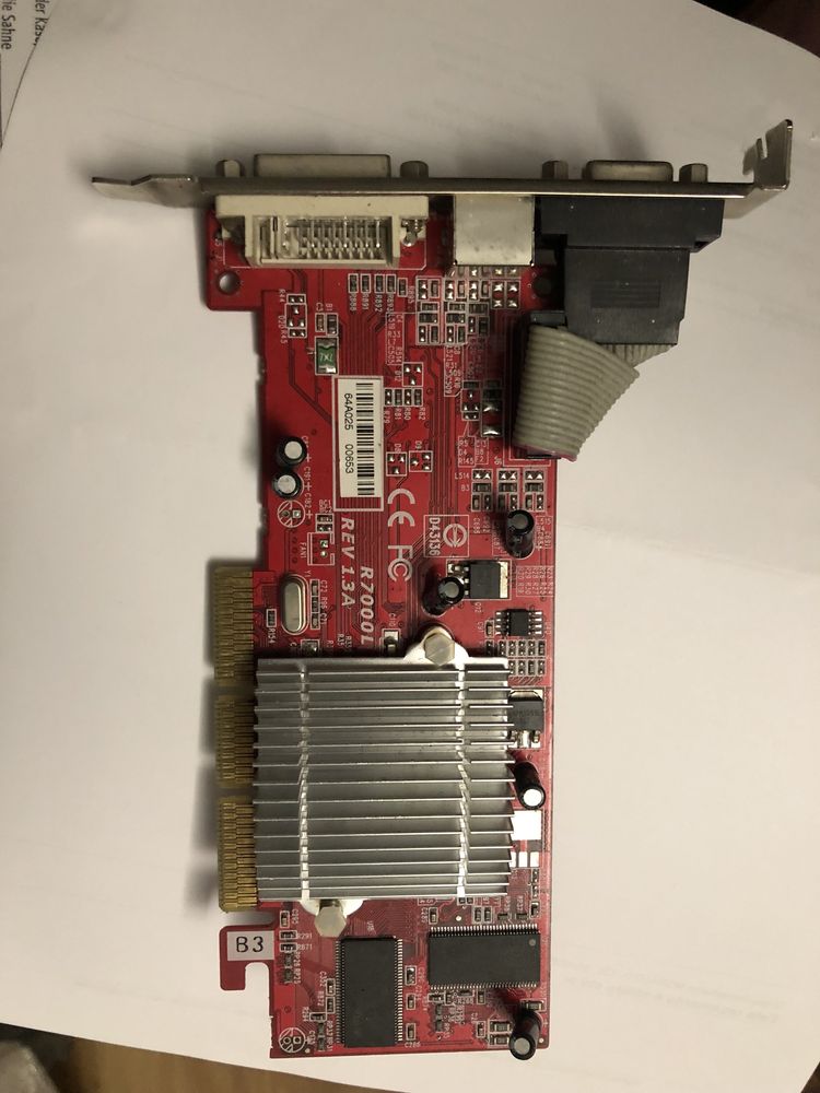 Placa grafica ATI Radeon AGP computador