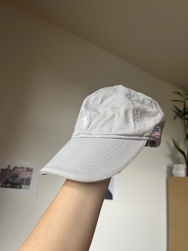 Czapka Polo by Ralph Lauren szara
