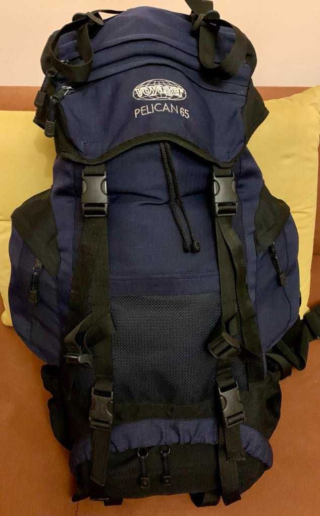 plecak turystyczny, wyprawowy, górski VOYAGER Pelican, 65 L - stelaż