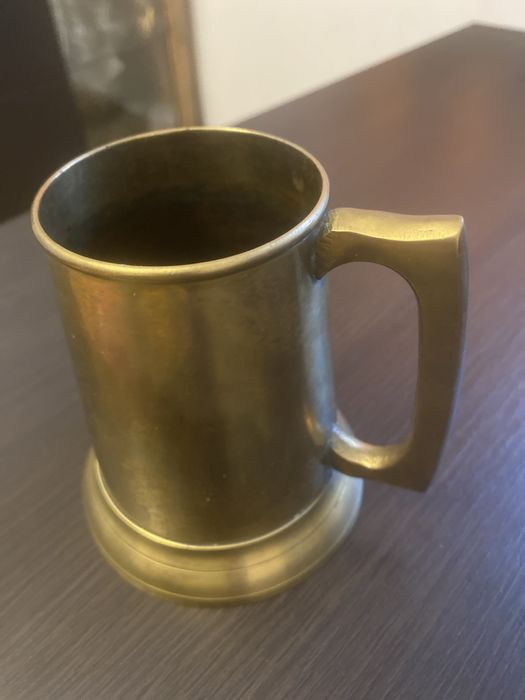 Kufel mosiądz.                .