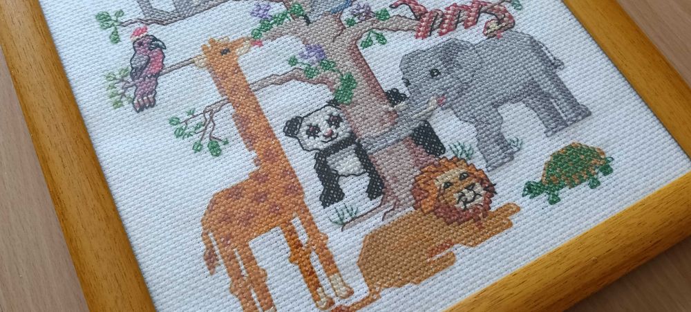 Quando de Ponto cruz (33,5x27,5cm)