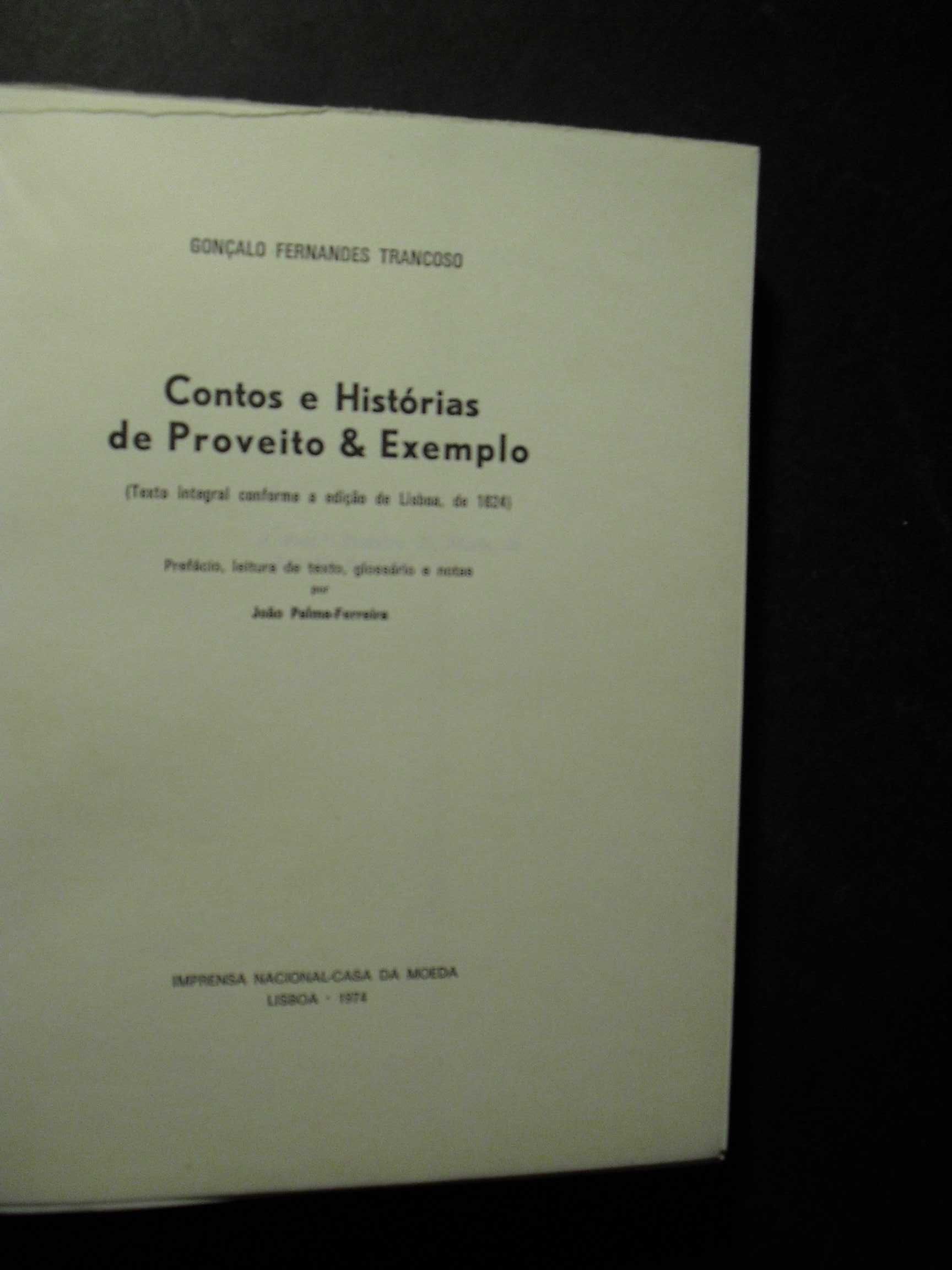 TRANCOSO (GONÇALO FERNANDES)- CONTOS E HISTÓRIAS DE PROVEITO