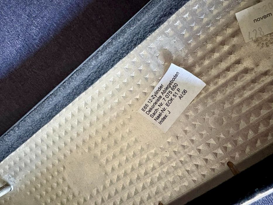 BMW 7 E65 E66 dekory listwy v12 intrasja drewno rarytas long