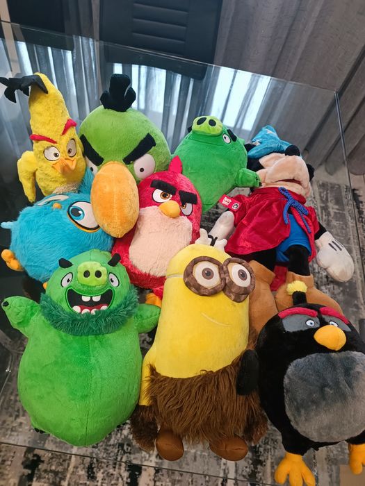 7 peluches a bom preço