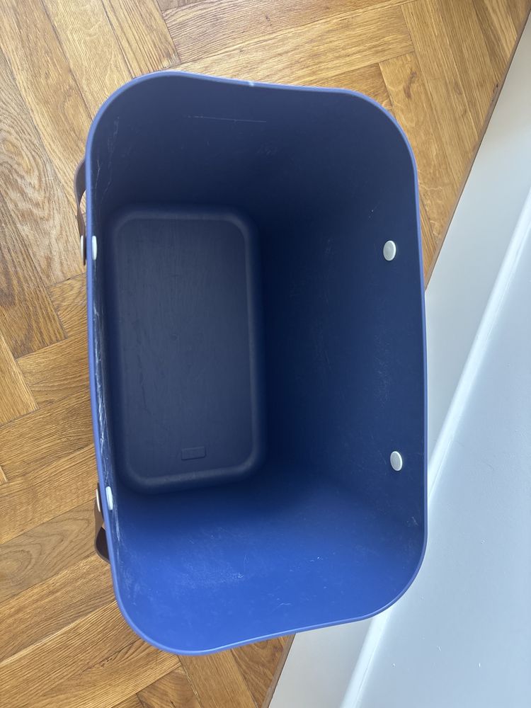 Kosz plastikowy z rączkami, 12 l