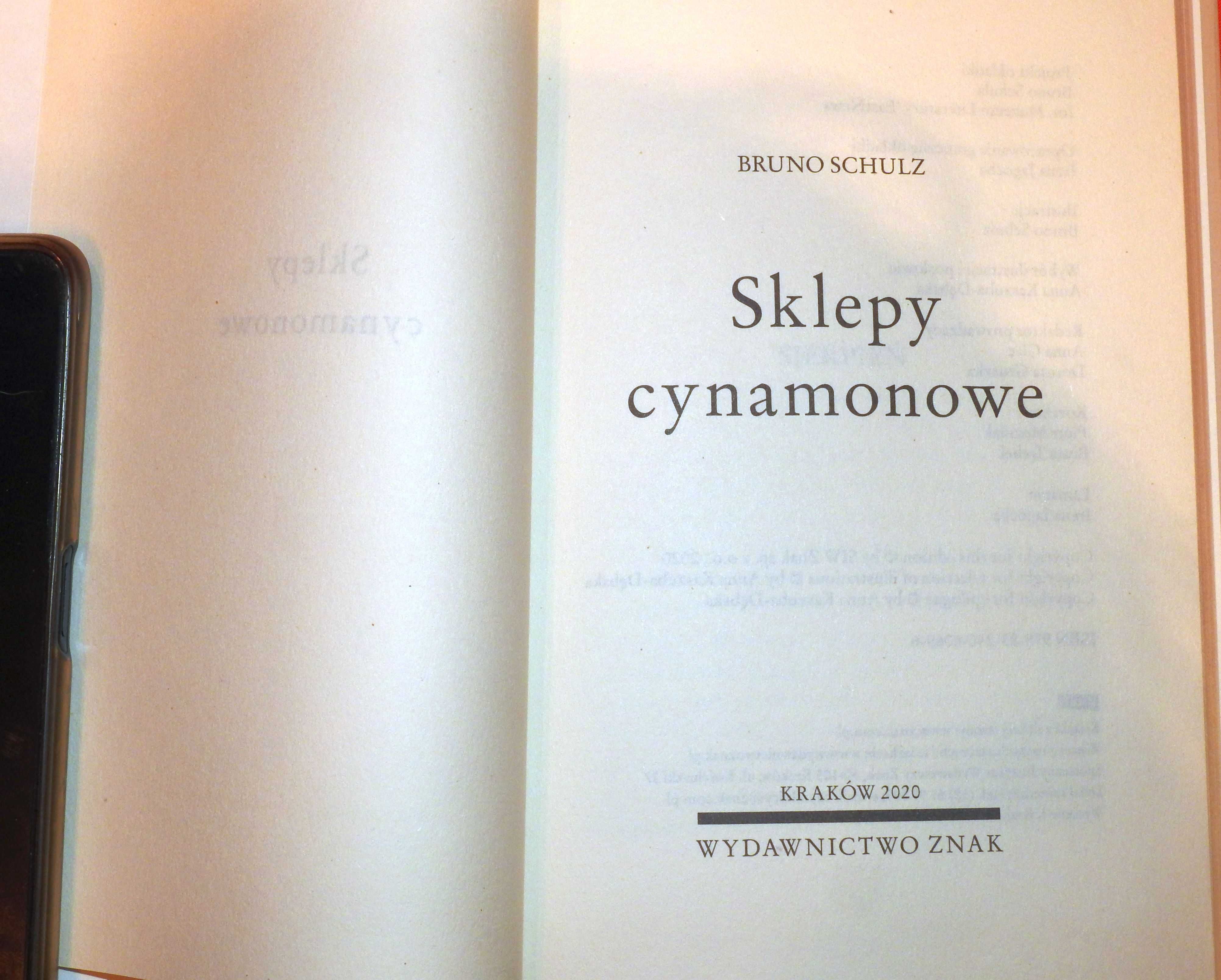 Sklepy cynamonowe Bruno Schulz