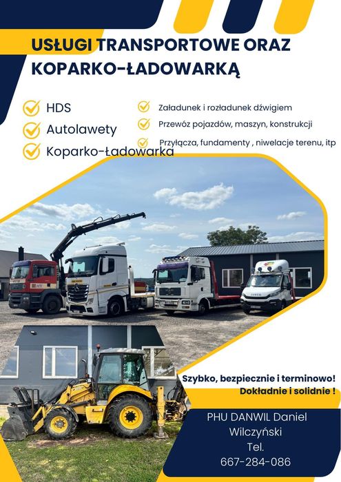 PoMoC DroGoWa 24H LaWeTa TraNsPoRt HDS