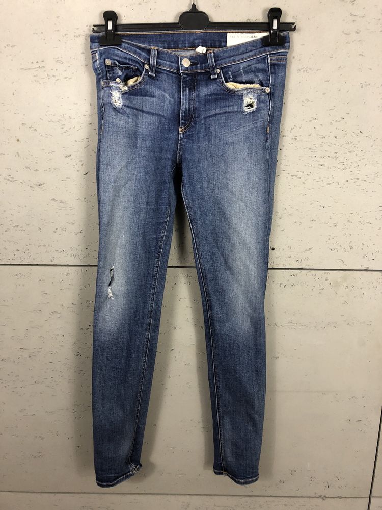 Rag & Bone Jean Destroyed Skinny roz. 29 damskie dżinsy premium