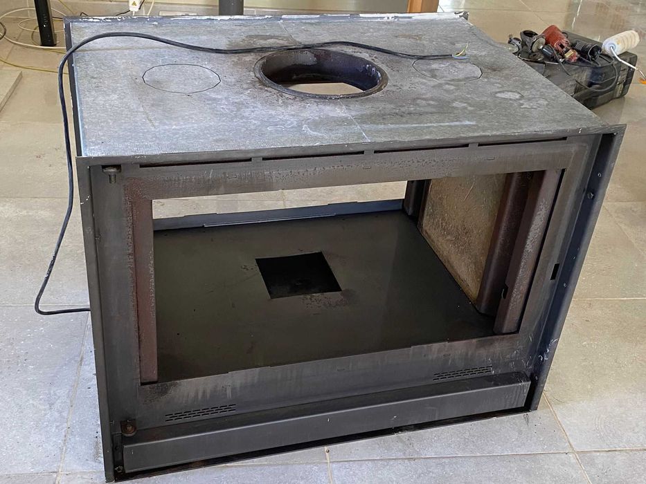 Recuperador Ventilado Dupla face lenha