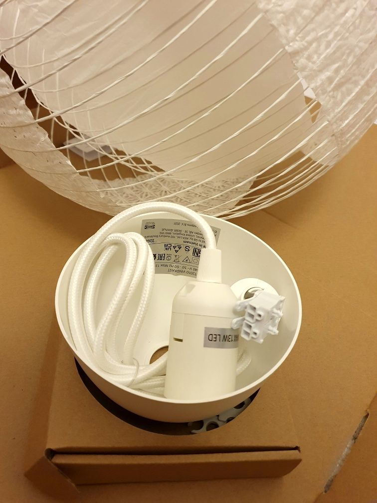Lampa papierowa abażur klosz Ikea