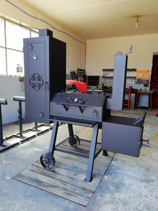 Grillo Wędzarnia Grill Smoker Blacha 4 mm Solidna Od Kowala