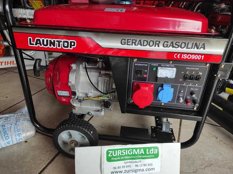 GERADOR LAUNTOP LT 6500 CLW-3 Trifásico com motor a gasolina