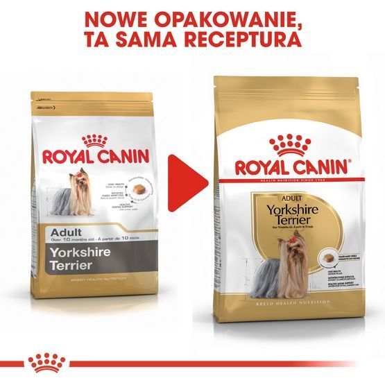 Karma z prebiotykiem dla psów rasy Yorkshire Terrier Royal Canin 0,5kg