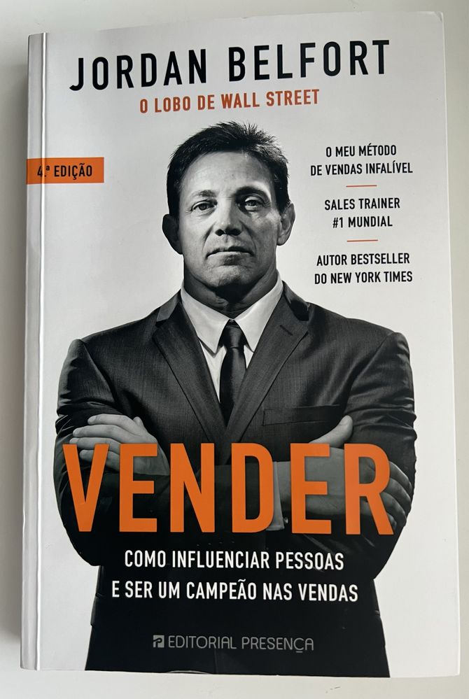 Livro "vender" de Jordan Belfort