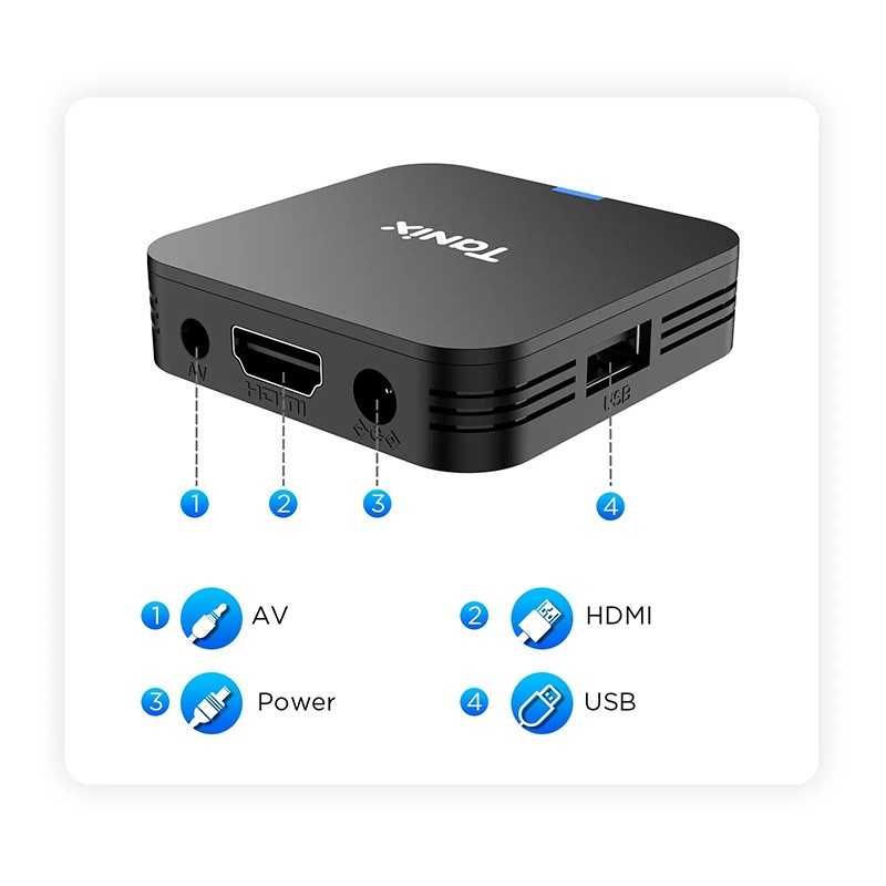 Tanix TX1 Mini 1/8 2/16 Gb Смарт ТВ приставка Android 10 Allwinner