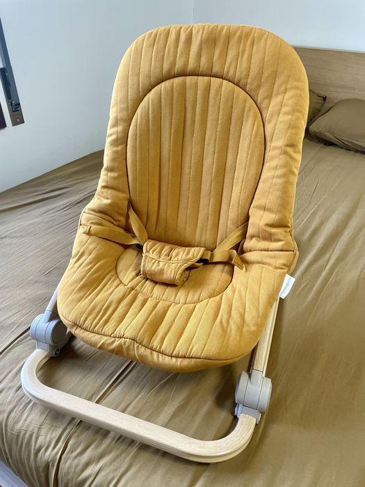 Espreguiçadeira amarela com arco Vertbaudet