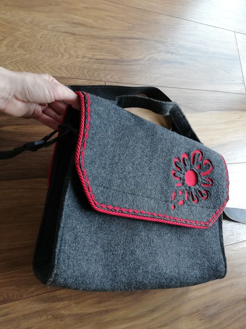 Torba z filcu / torebka filcowa na ramię lub do ręki