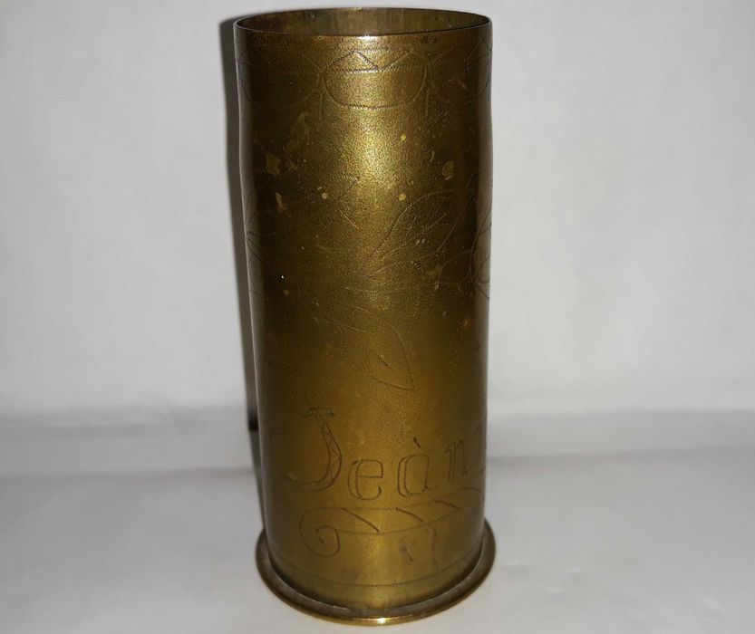 Francuska łuska do działka 37mm Puteaux 1916 rok- sztuka okopowa