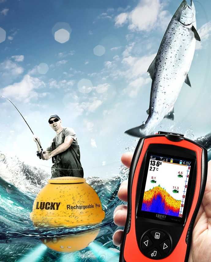 Беспроводной эхолот Lucky FF1108-1CWLA с датчиком