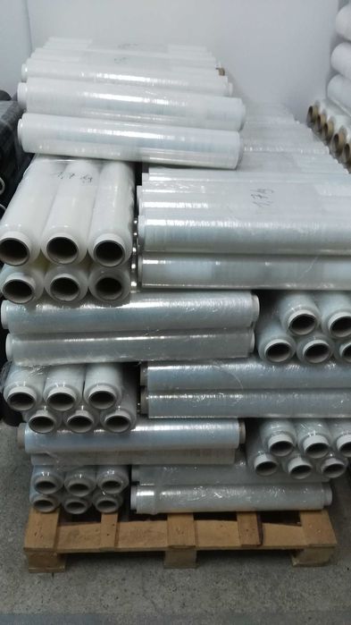 Folia stretch pakiet 6x3kg transparent mocna i wydajna Fv.