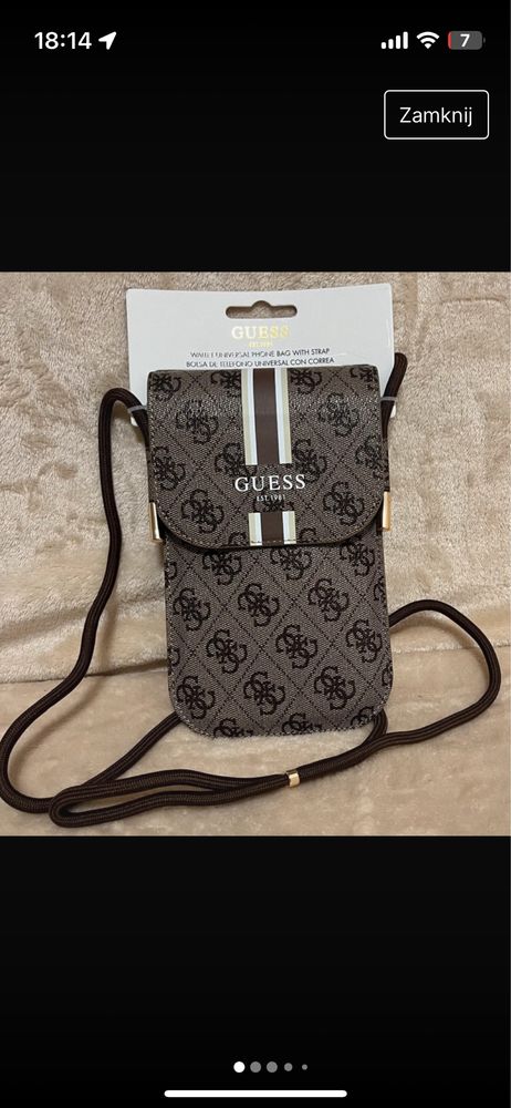 Guess torebka etui na telefon